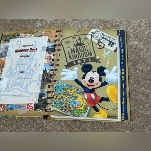 Walt Disney World 40th Anniversary Address Book - Epcot Magic Kingdom - Picture 6 of 6